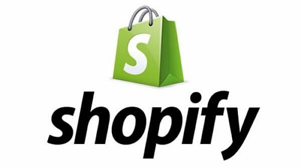 examples of SaaS companies - Shopify logo